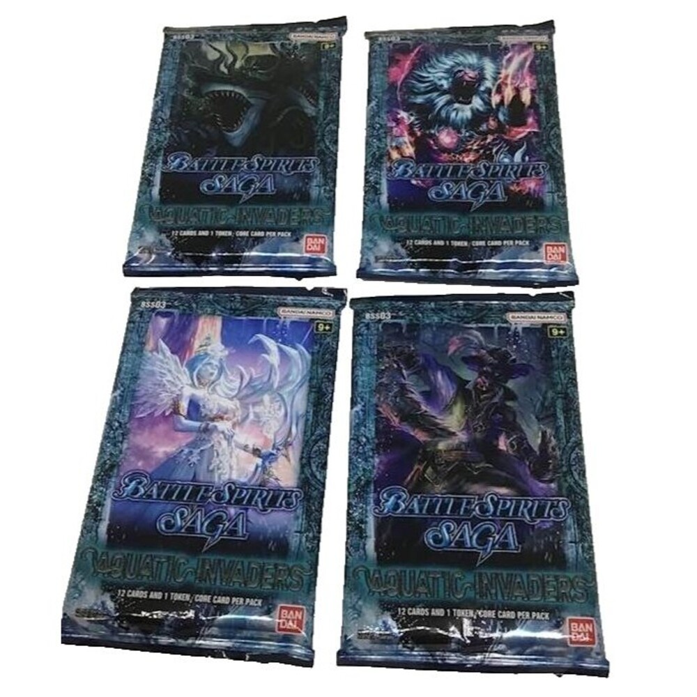 Battle Spirits Sage Aquatic Invaders 4 Packs BSS03 Rare Commons Uncommons NEW